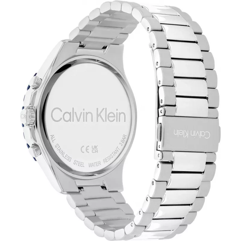 Calvin Klein pánske hodinky Minimal Extension 25200115 44mm nerezová oceľ mesh