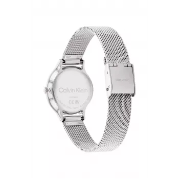 CALVIN KLEIN dámske hodinky 25200058 28mm strieborná nerezová oceľ mesh