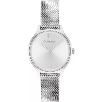CALVIN KLEIN dámske hodinky 25200058 28mm strieborná nerezová oceľ mesh