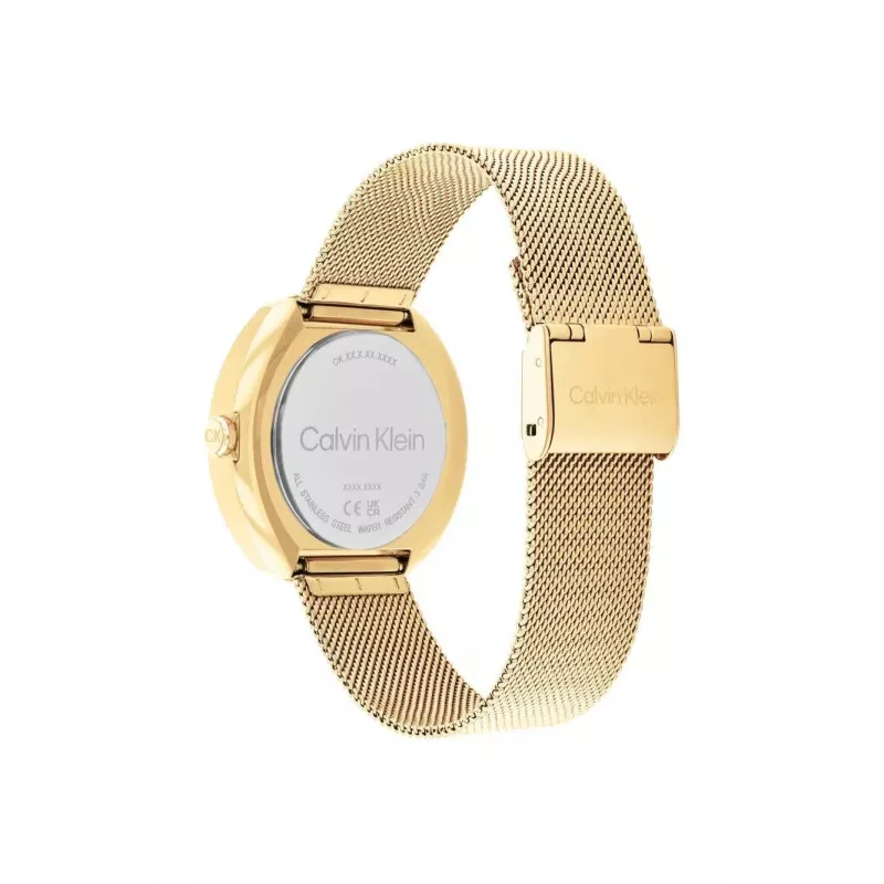 CALVIN KLEIN dámske hodinky Minimal Extension 25200339 38,5 mm strieborná oceľ mesh