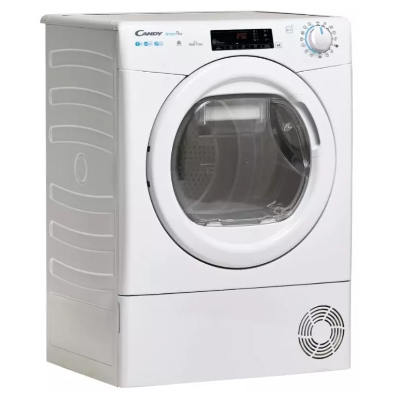 Candy CSOE H7A2TE-S samostatná sušička s tepelným čerpadlom, 7 kg, A++, Wi-Fi, biela