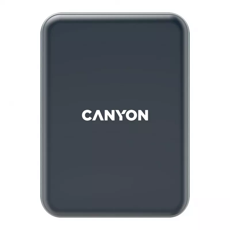 CANYON CH-15 Držiak do auta a bezdrôtová nabíjačka MegaFix, 15W, USB-C, čierna