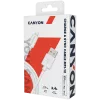 CANYON MFI-12 USB-A na Lightning kábel 2m biely