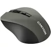 CANYON MW-1 bezdrôtová optická myš - 2,4 GHz, 1600 DPI, sivá