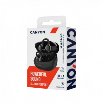 CANYON OWS Ear Clips Headset OnFlow 14 čierny