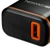 Canyon nástenná nabíjačka s USB Type-C káblom, 2.1A, čierna