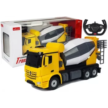 Auto R/C Mercedes-Benz Arocs Rastar 1:14 žlté