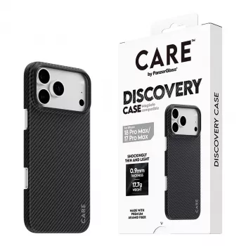CARE by PanzerGlass Discovery puzdro s MagSafe pre iPhone 17 Pro Max - priehľadné