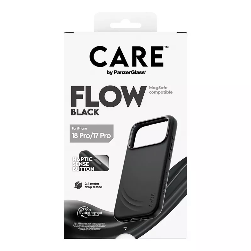 CARE by PanzerGlass Flow Case čierne s MagSafe pre iPhone 17 Pro