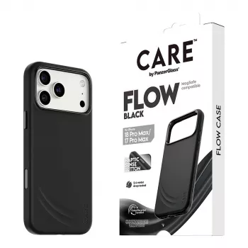 CARE by PanzerGlass Flow Case pre iPhone 17 Pro Max čierne MagSafe (CR81975)