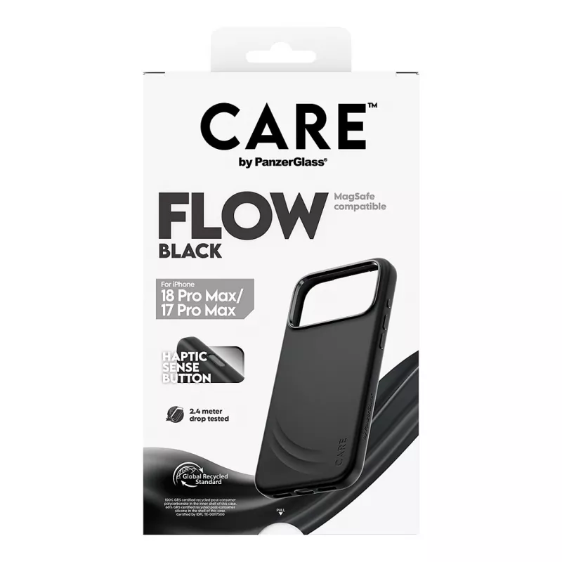 CARE by PanzerGlass Flow Case pre iPhone 17 Pro Max čierne MagSafe (CR81975)