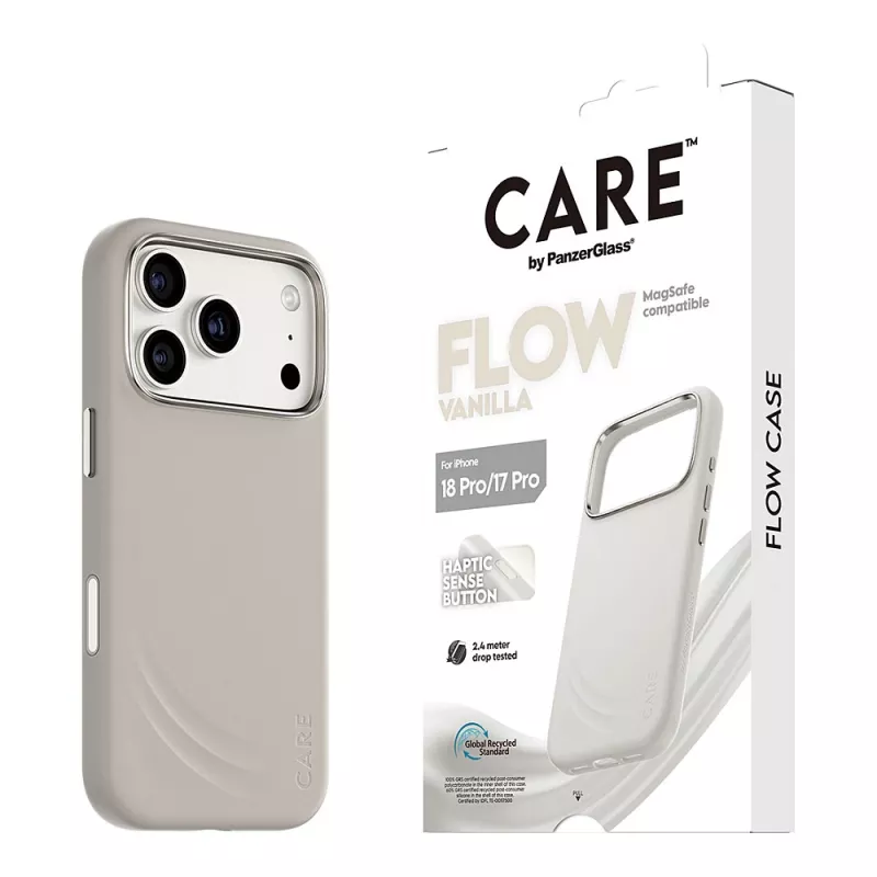 CARE by PanzerGlass Flow Case Vanilla s MagSafe pre iPhone 17 Pro