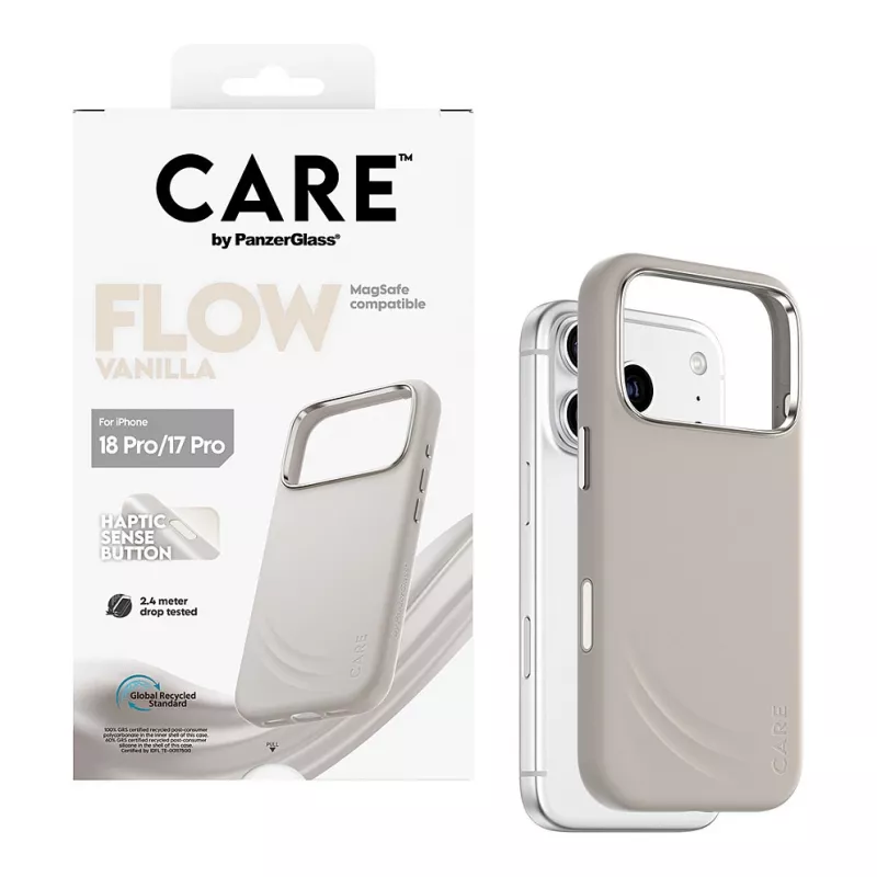 CARE by PanzerGlass Flow Case Vanilla s MagSafe pre iPhone 17 Pro