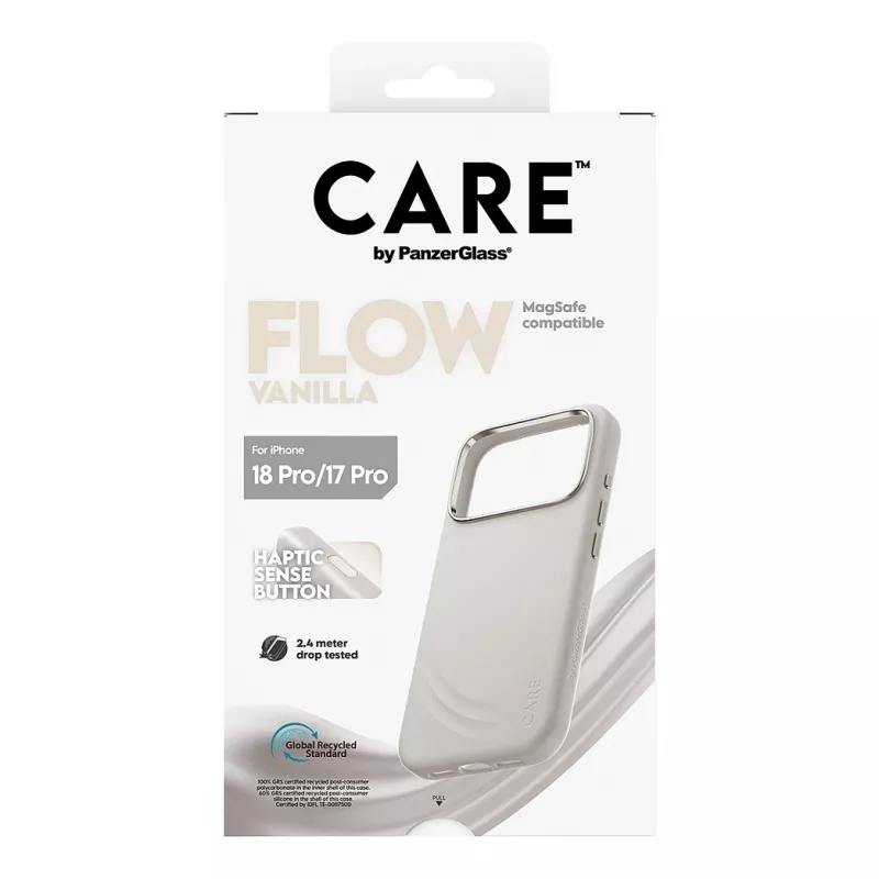 CARE by PanzerGlass Flow Case Vanilla s MagSafe pre iPhone 17 Pro