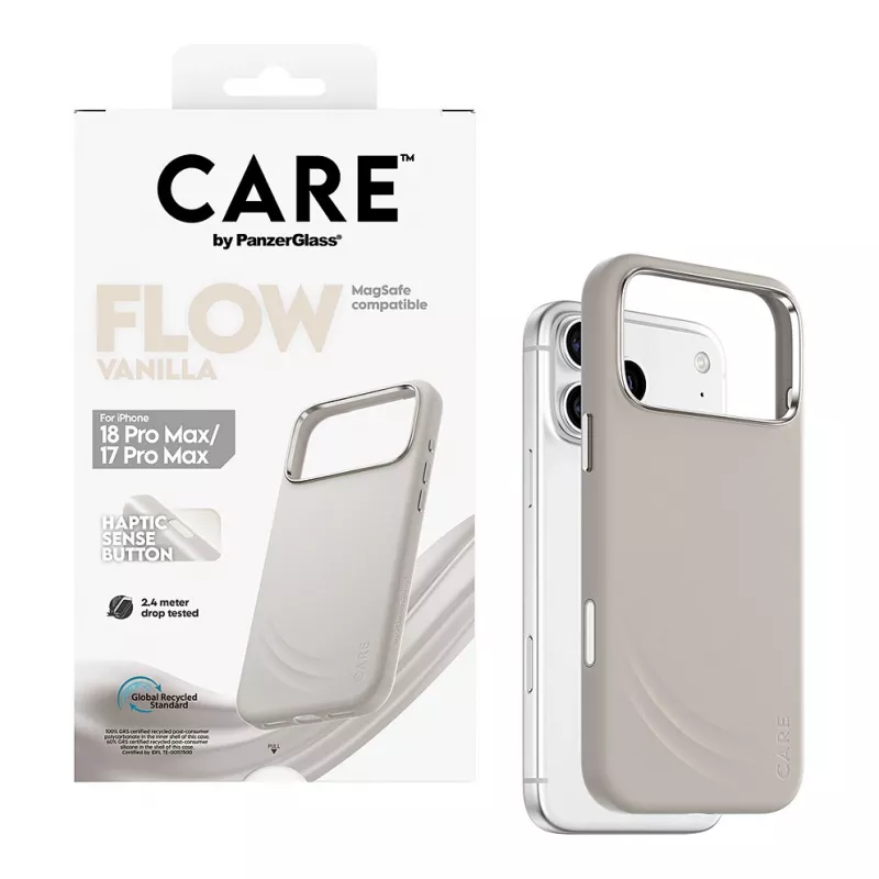 CARE by PanzerGlass Flow Case Vanilla s MagSafe pre iPhone 17 Pro Max