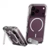 CARE by PanzerGlass puzdro s podpierkou priehľadné s bielym MagSafe pre iPhone 17 Pro