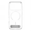 CARE by PanzerGlass puzdro s podpierkou priehľadné s bielym MagSafe pre iPhone 17 Pro