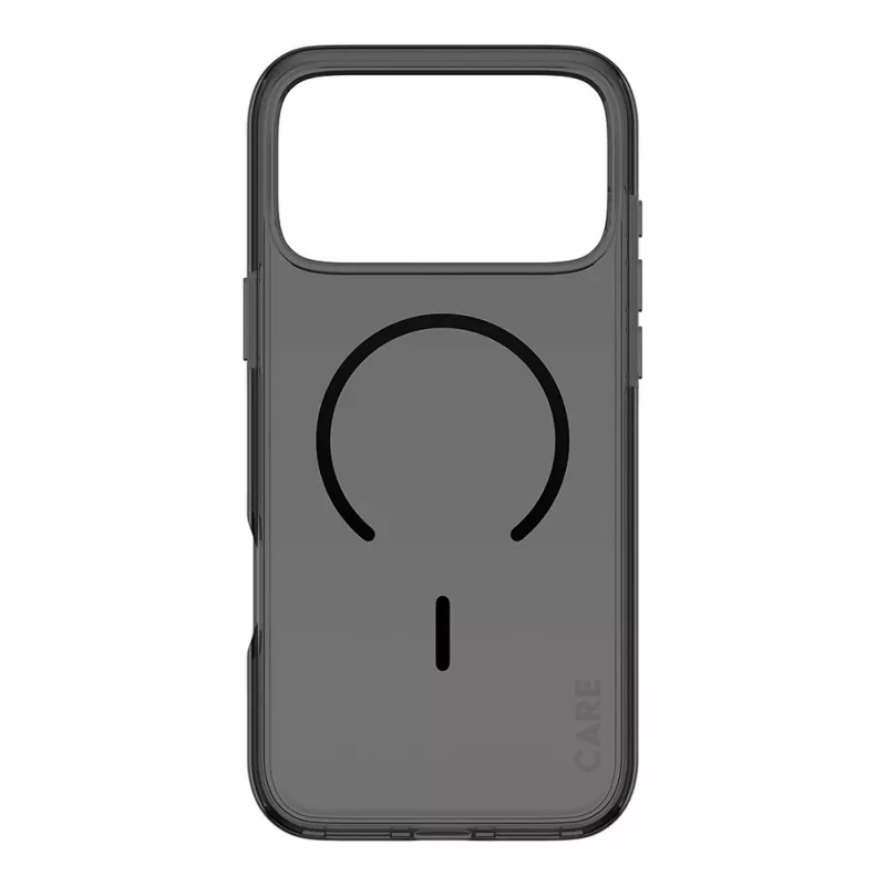 CARE by PanzerGlass Smokey puzdro s čiernym MagSafe pre iPhone 17 Pro Max