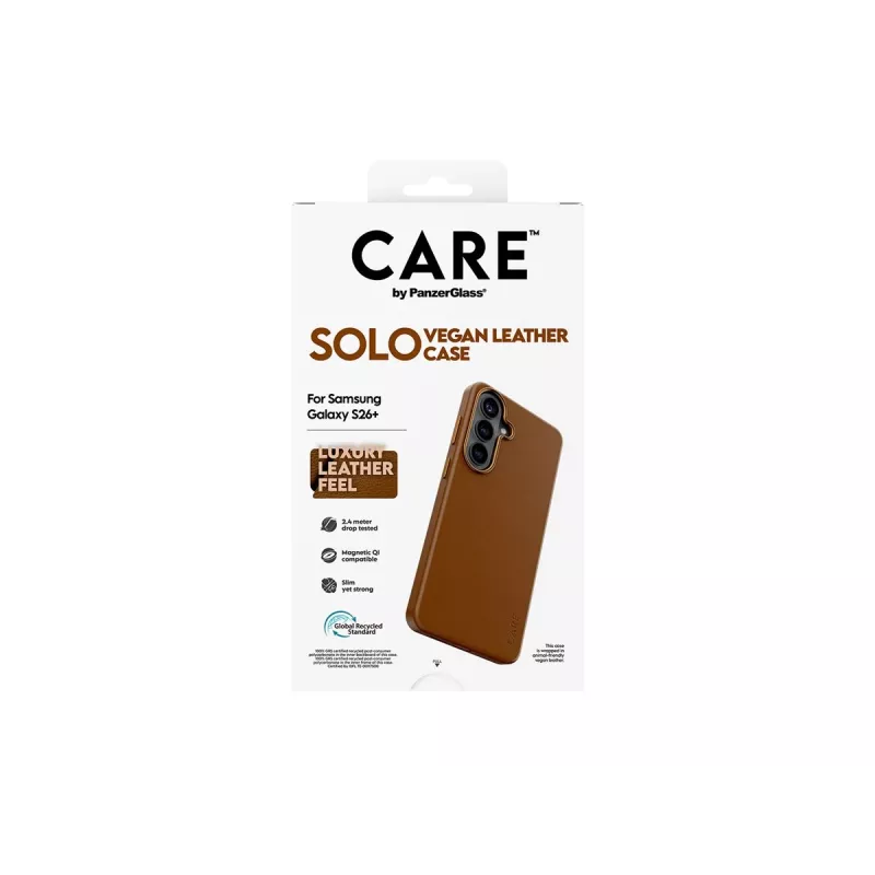 CARE by PanzerGlass Solo Case pre Samsung Galaxy S26 Plus - hnedá