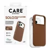CARE by PanzerGlass Solo vegánske kožené puzdro hnedé s MagSafe pre iPhone 17 Pro