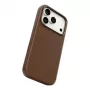 CARE by PanzerGlass Solo vegánske kožené puzdro hnedé s MagSafe pre iPhone 17 Pro