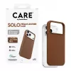 CARE by PanzerGlass Solo vegánske kožené puzdro hnedé s MagSafe pre iPhone 17 Pro Max