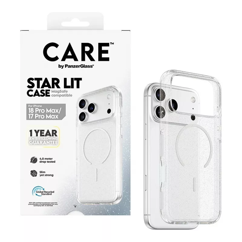 CARE by PanzerGlass Star Lit puzdro s MagSafe pre iPhone 17 Pro Max