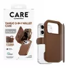 CARE by PanzerGlass Tango 2-in-1 puzdro na peňaženku hnedé s MagSafe pre iPhone 17 Pro