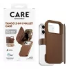 CARE by PanzerGlass Tango 2-in-1 puzdro na peňaženku hnedé s MagSafe pre iPhone 17 Pro Max