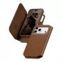 CARE by PanzerGlass Tango 2-in-1 puzdro na peňaženku hnedé s MagSafe pre iPhone 17 Pro Max