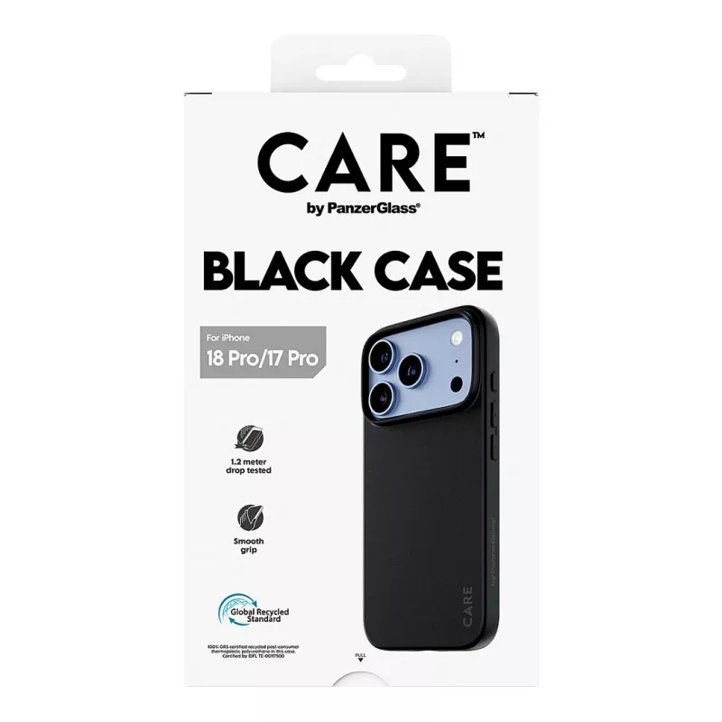 CARE by PanzerGlass TPU puzdro čierne iPhone 17 Pro