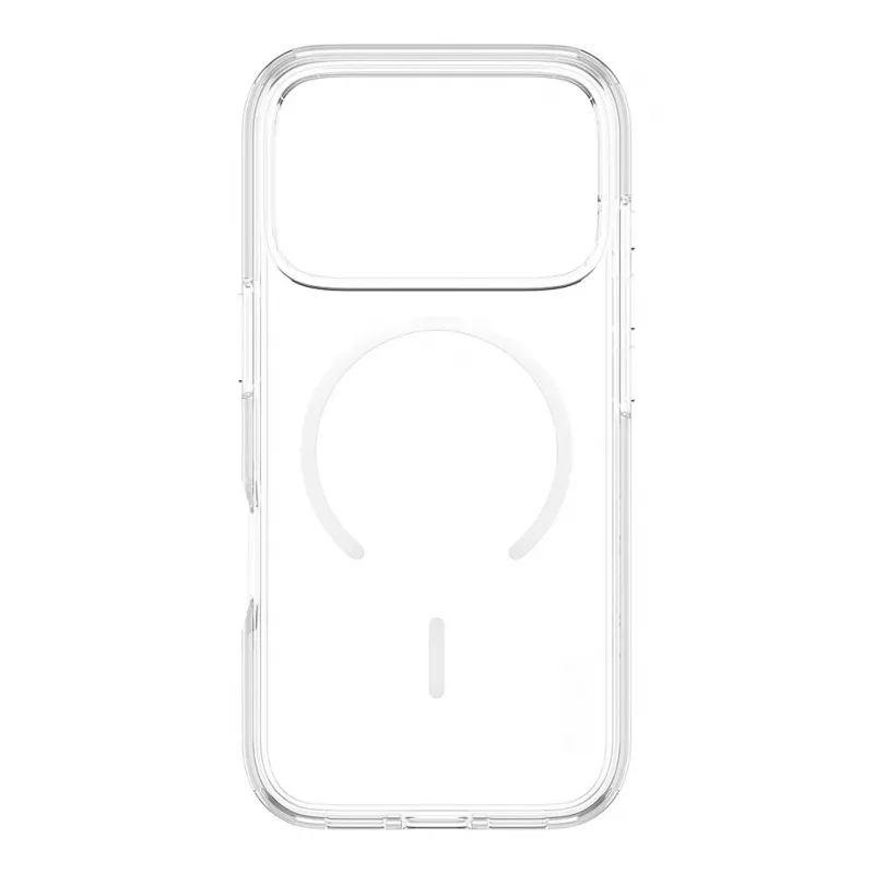CARE by PanzerGlass Urban Explorer puzdro priehľadné s bielym MagSafe prstencom pre iPhone 17 Pro