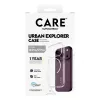 CARE by PanzerGlass Urban Explorer puzdro priehľadné s bielym MagSafe prstencom pre iPhone 17 Pro