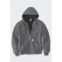 Carhartt Iconic Jacket J140 Firm Duck Active - pánska pracovná bunda s prešívanou flanelovou podšívkou, vodoodpudivá, Original Fit