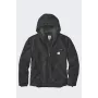 Carhartt pánska bunda Washed Duck so sherpa podšívkou čierna Large