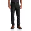 Carhartt Rigby Straight Fit nohavice čierne 32x30 - strečové plátno pracovné nohavice