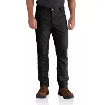 Carhartt Rigby Straight Fit nohavice čierne 32x30 - strečové plátno pracovné nohavice