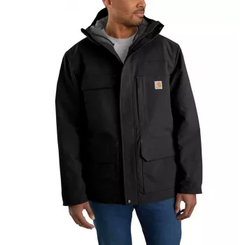 Carhartt Super Dux zateplená bunda - čierna - pánske Relaxed Fit
