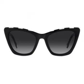 Carolina Herrera HER0129S80S dámske Cat-Eye slnečné okuliare Havana hnedá gradient 55mm