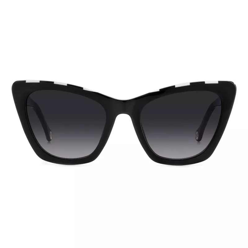 Carolina Herrera HER0129S80S dámske Cat-Eye slnečné okuliare Havana hnedá gradient 55mm