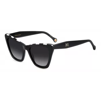 Carolina Herrera HER0129S80S dámske Cat-Eye slnečné okuliare Havana hnedá gradient 55mm