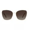 CAROLINA HERRERA HER0133S000 dámske slnečné okuliare - čierny acetátový rám, sivé gradientové šošovky, 59 mm