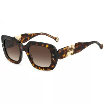 Carolina Herrera HER0186SC9K dámske slnečné okuliare - acetátový geometrický rám - 52mm sklo - UV400