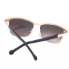 CAROLINA HERRERA SHE069560SL3 dámske slnečné okuliare - havannový acetátový rám, hnedé gradientové šošovky, 56 mm