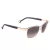 CAROLINA HERRERA SHE069560SL3 dámske slnečné okuliare - havannový acetátový rám, hnedé gradientové šošovky, 56 mm