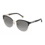 CAROLINA HERRERA SHE119560302 dámske slnečné okuliare - Havana acetátový rám, hnedé gradientové šošovky, 56/18/135 mm