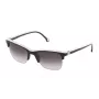 CAROLINA HERRERA SHE655530700 dámske slnečné okuliare v štvorcovom dizajne - čierna/sivá - 53/19/140 mm