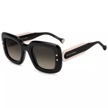 CAROLINA HERRERA dámske slnečné okuliare HER0313S3H2 - havana acetátový rám, hnedé gradientové sklá, 49 mm