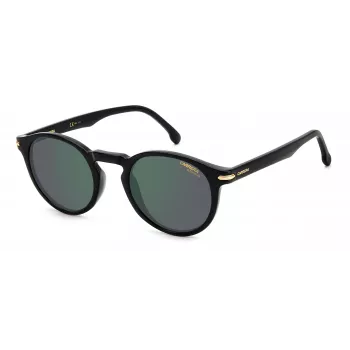 Carrera 301S80 unisex slnečné okuliare - čierny rám, sivé sklá, 50/23/145 mm