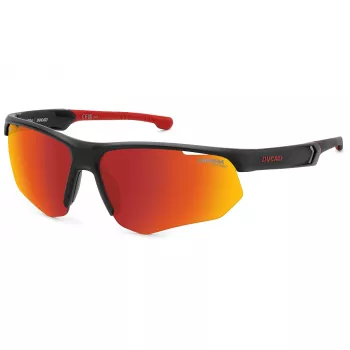 Carrera Ducati pánske slnečné okuliare CARDUC044S003 matná čierna sivá obdĺžnikové 69mm